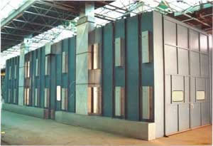 Industrial Manufacturing Paint Spray Booth Systems