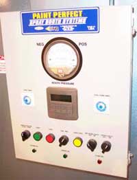 Paint Perfect Direct Fired Air Make Up System Control Panel