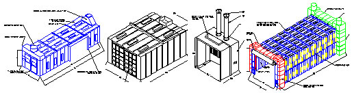 Custom Designed Paint Spray Booth for Marine, Woodworking and Small Parts Applications