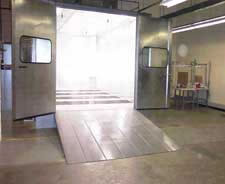 Custom Designed Paint Spray Booth for Manufacturing Applications