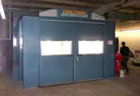 Custom Designed Paint Spray Booth Applications - created for NASCAR