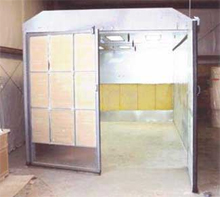 Model CD1012-8 - Woodworking shop for spraying cabinets