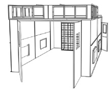 Budget Semi Down Draft Paint Spray Booth System