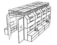 Truck Side Exhaust Paint Spray Booth System